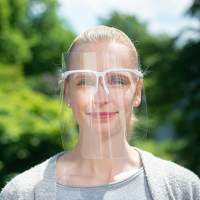 Visor / face visor with glasses frame