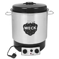 WECK preserving cooker stainless steel with clock