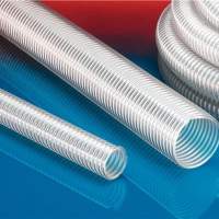 Suction delivery hose AIRDUC® PUR-INOX 356 FOOD-AS ID 125mm OD 138mm L.10m