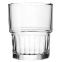 WELLCO drinking cup water glasses Lyon stackable 20 cl pack of 6