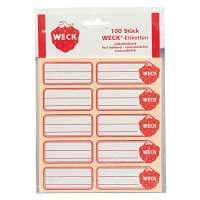 WECK self-adhesive labels 100 pieces