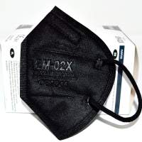 FFP2 maskers halfgelaatsmaskers - bescherming CE 2841 getest in zwart